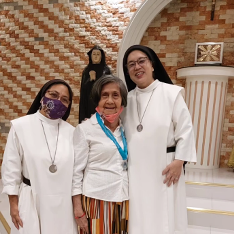 ROCA Davao welcomed Sr. Marites Tepace yesterday during their Monday Contemplative Sit