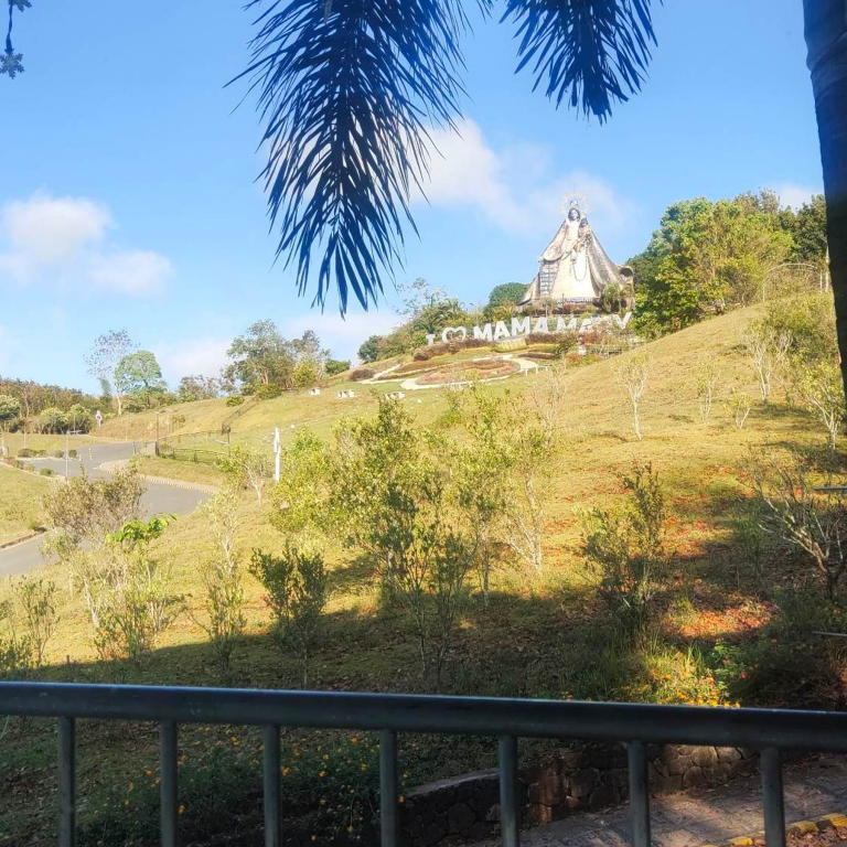 It is a beautiful Wednesday morning here at RICA. Our Lady on Top of the Hill is waiting for all of you