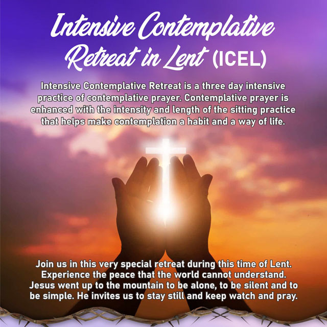 Intensive Contemplative Experience in Lent (ICEL)