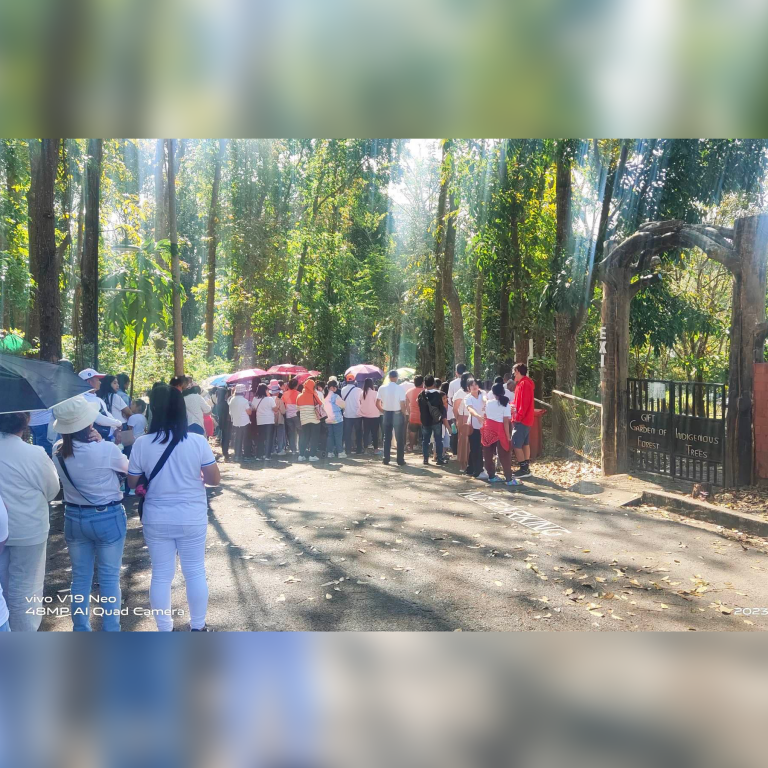 Around 140 pilgrims from The Parish of Our Lady of Visitation in Tayabas, Quezon are here at RICA today for their Stations of the Cross